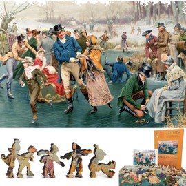 Wooden Jigsаw Puzzle for Adults - Uniquely Shaped Pieces - Made in The USA by FoxSmartBox - 510 Pieces - A Merry Christmas