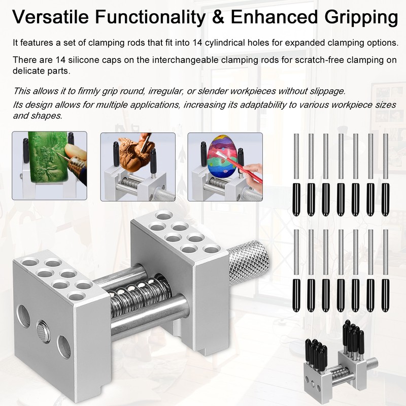 304 Stainless Steel Vise Fixture Multi-function Clamp Model Making Fixed