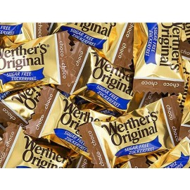 Werthers Werther's Sugar Free Caramel Chocolate Creamy Hard Candy 1/2 lb BULK CANDY