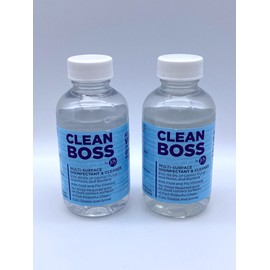 Clean Boss by Joy Multi-Surface Disinfectant & Cleaner Mini Bottle 3 oz (Qty 2)