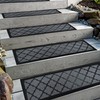 Aucuda 6pcs 8.5" x 30" Stair Treads Outdoor for Elders