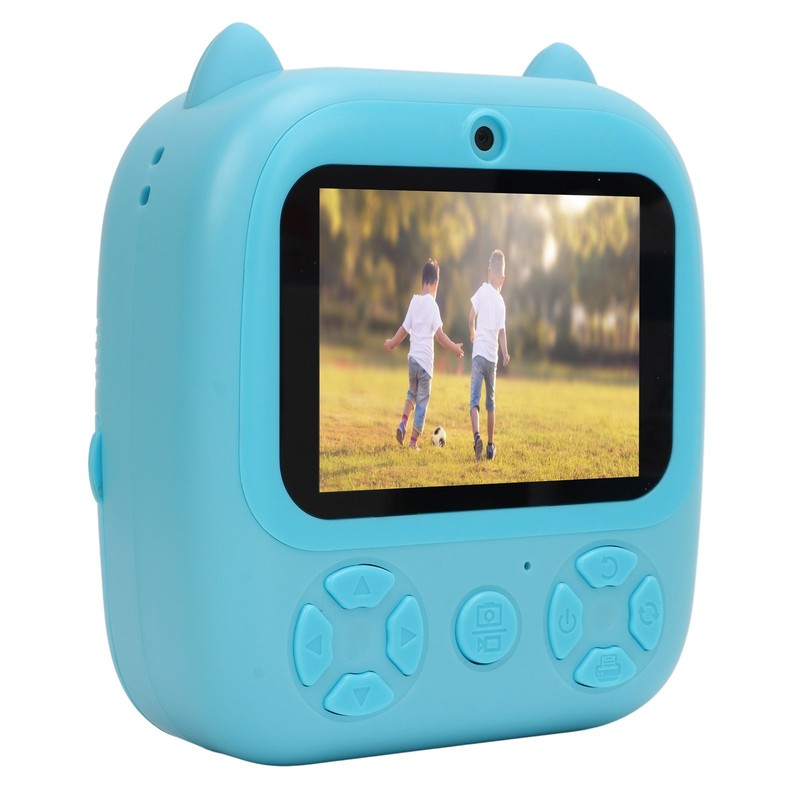 Kids Digital Print Camera HD 1080P Front Rear Dual Lens