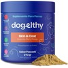 Dogelthy Skin & Coat. Suplemento para Piel y Pelaje para Perro Hecho a Base de Aceite de Pescado, Vitamina C/E, Complejo B, Zinc y más. Complemento para Croquetas o Dieta Barf Sabor a Pescado 270g