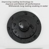 Matte Black Lift & Turn Tub Trim Set with Two-Hole