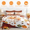 WeCozy Full Fall Comforter Set with Sheets, 7 Pieces Pumpkin