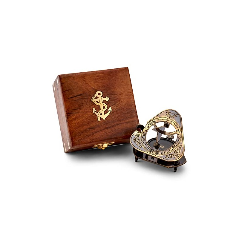 NKlaus Roger's Rangers 11680 Sundial Compass Antique Brass Replica 8
