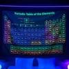 Uokiuki Blacklight Tapestry Periodic Table of Elements UV Reactive Chemistry
