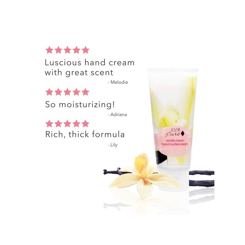 100% Pure Vanilla Bean Hand Butter Cream 59ml / 백퍼센트퓨어