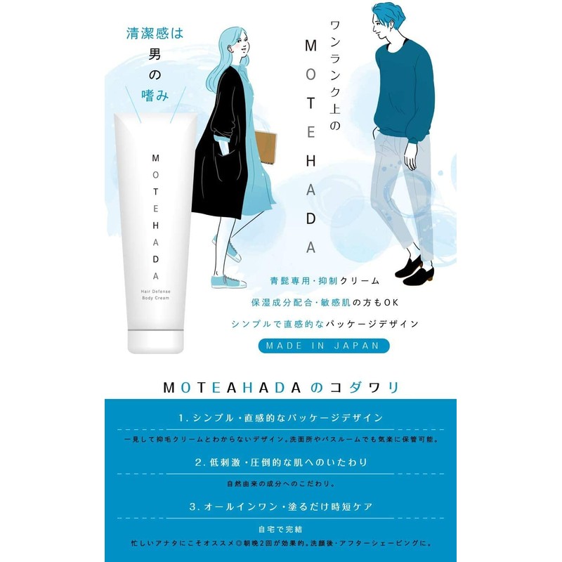 Motehada Body Cream 4.9 oz (140 g)