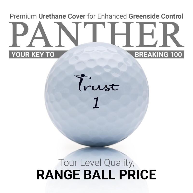 Trust Golf Ball Panther | Ultra-Soft Feel Urethane Cover, Big