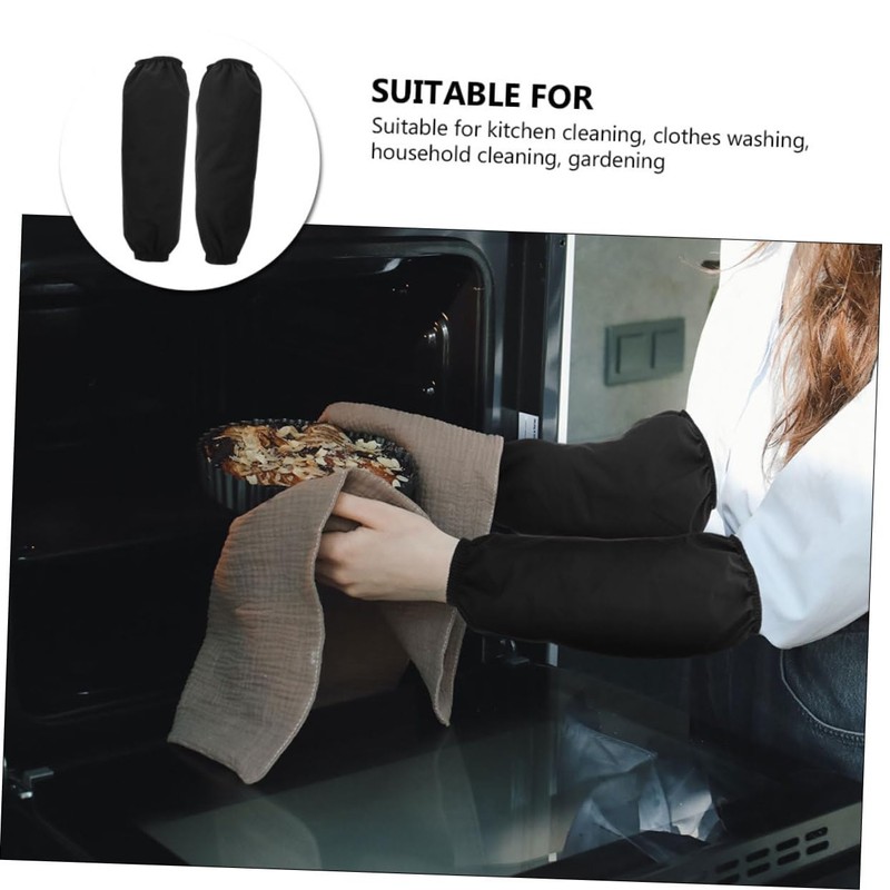 Mipcase 2pcs Arm Protectors for Housework Durable Oil Oversleeves for