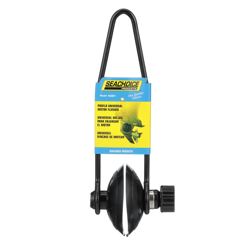 Seachoice ProFlo Universal Round Motor Flusher Black