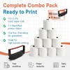 Single Ply White Bond Paper for Dot Matrix Kitchen Printer