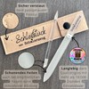 SCHMIERZEUG Glass Nail File, Glass Manicure Stick & Felt Case