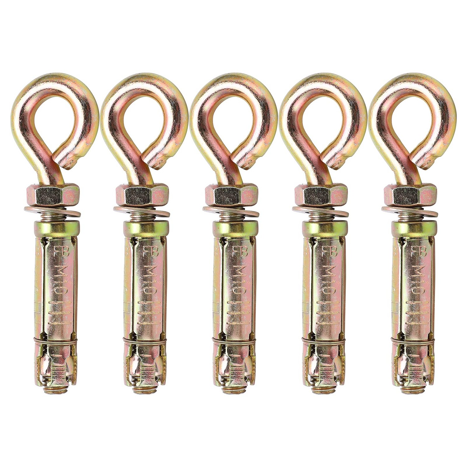 Eye Bolts Fastener, 5pcs Expansion Bolts Heavy Duty Anchor Fastener ...
