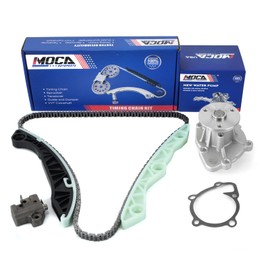 MOCA Timing Chain Kit & Water Pump Kit Fit 06-10 for Hyundai Sonata & 13 for Kia Forte Koup 2.0L 2.4L & 08-12 for Mitsubishi Lancer