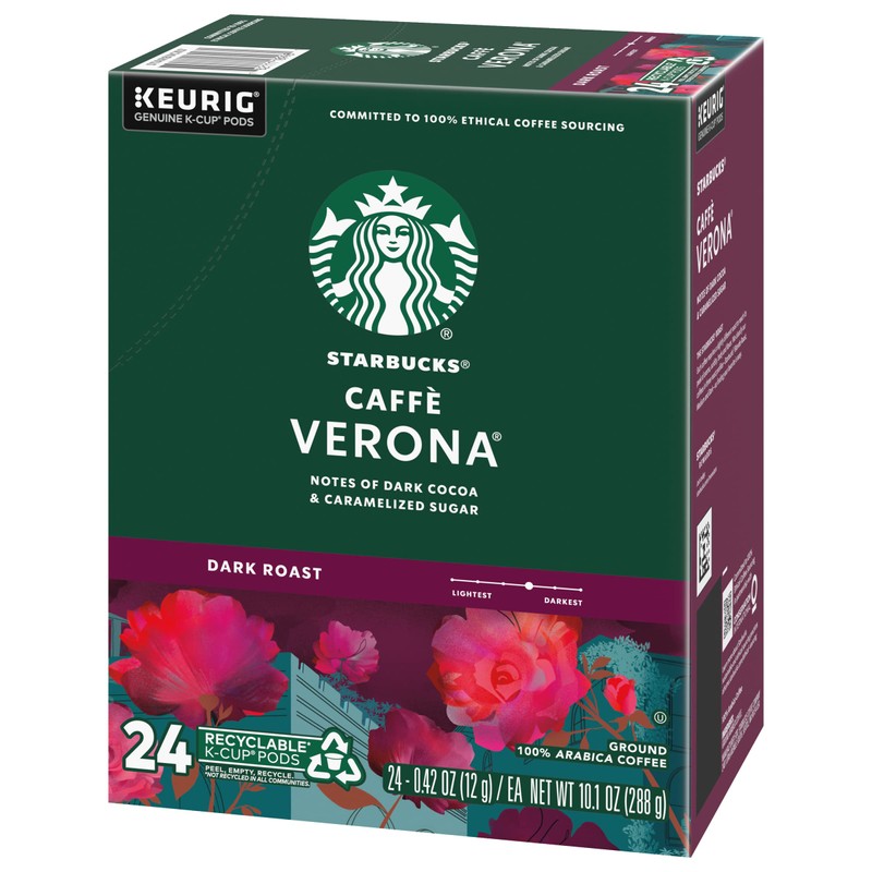 Starbucks Caffe Verona Keurig K-Cups, 72 Count