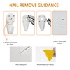 Light Hooks for Concrete Walls: 30 Pack Small Utility Wall-Mount