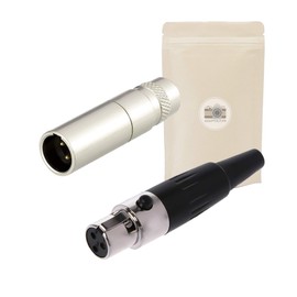 X2 Mini Pto XLR: 1 Female + 1 Male Soldering Plug Welding Audio for Headset Hi-Fi Chain Microphone Headphones Adaptive French Brand