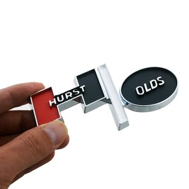 1Pc Hurst Olds H/O Emblem 3D Badge Logo Nameplate Fit for 1969-77 Hurst Olds Models