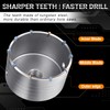 DEHUIWI 9PCS Masonry Hole Saw Kit - 4 Inch SDS
