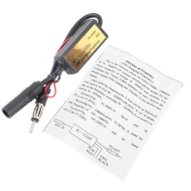 Converter Antenna, FM Frequency Antenna, Safety Black for Most Japanese Car Radio Japanese Autos