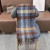 Candsliky Winter Plaid Blanket Scarf, Long Warm Shawl for Women,