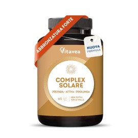 Integratore Solare - Olio di Borragine e Licopene – Stimola l’Abbronzatura, Prepara la Pelle al Sole – Pelle Luminosa, Uniforme ed Naturalmente Abbronzata – 60 Capsule