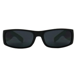 ShadyVEU Super Flat Top Hardcore Cholo OG Gangster Dark Black Matte Frame Rectangular Bulky Square Sunglasses