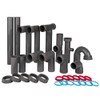 Universal 1-1/2" Kitchen Sink Drain Kit with P-Trap – Complete