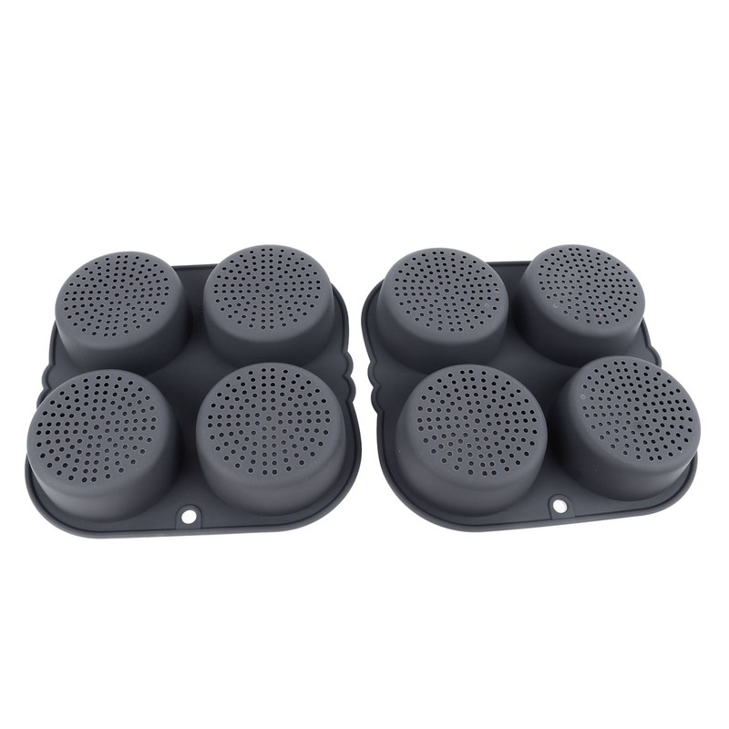 4 Cup Hamburger Bun Pan Dishwasher Safe Silicone Hamburger Bun