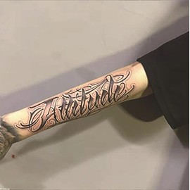 Artistic Floral Arm Tattoo Stickers - Durable, Waterproof, Smudge-Proof, Perfect for Forearms Matte Realistic - Specification: SET B