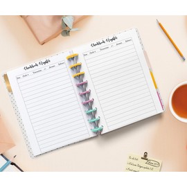 Checkbook Register Inserts for 7-Disc Mini Happy Planner, Mini Happy Planner Budget Planner, Pre-punched Planner Inserts, Budget Planner