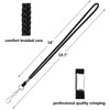 Lanyards Safety Black Lanyards Neck Flat Premium Breakaway Badge Lanyard