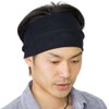 Zaction Pile Turban Hair Band, Sports, Unisex, Made in Japan,