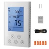 VEVOR 7-Day Programmable Thermostat White - for Radiant Underfloor Heating