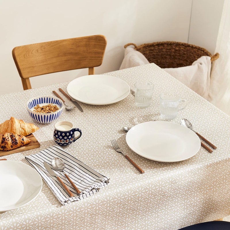 Wipe Clean Tablecloth - Rectangle 200x140cm | 78x55in For Rectangular