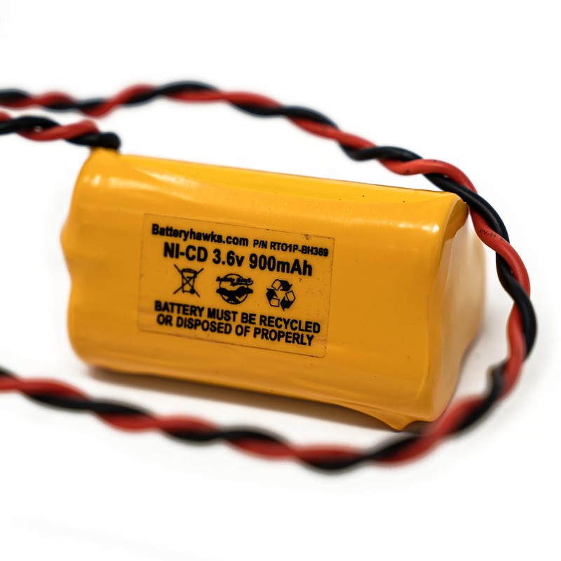 Battery Hawk ELB-B001 3.6v 900mAh AA900MAH 0253799 Unitech Ni-CD Exit