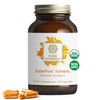 Pure Synergy USDA Extracto orgánico de cúrcuma superpuro (60 cápsulas)