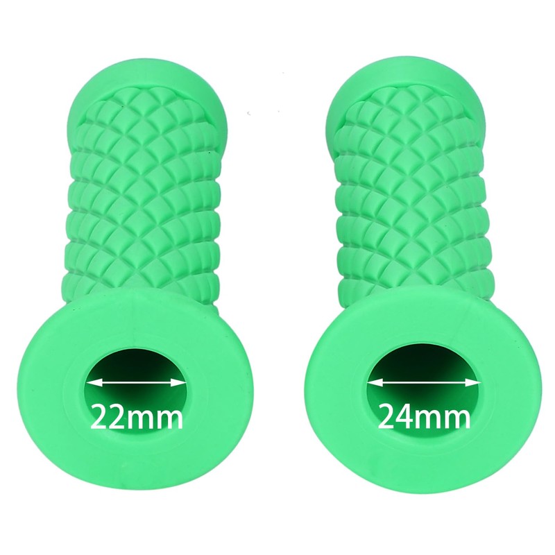 nakira Motorcycle Grip Moped Handle 0.9 inch (22.2 mm) Non-Piercing