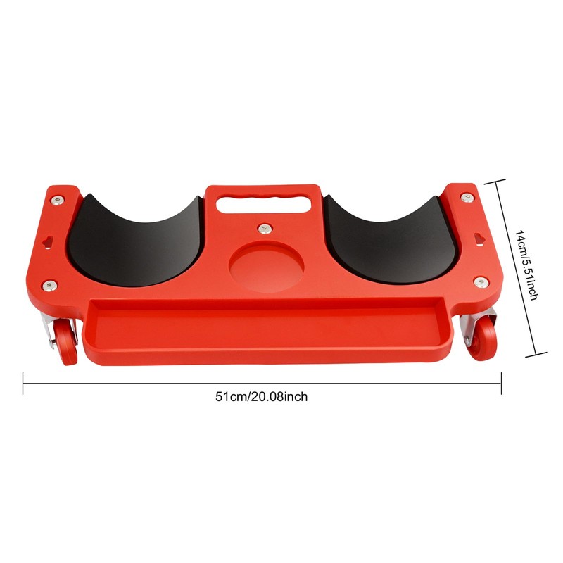 Sallurmose Knee Creeper on Wheels,Sponge Cushioned Knee Pad,Movable Knee Dolly