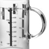WMF Gourmet Glas Messbecher 0,5l, hitzebeständiges Glas, Skalierung für Liter,