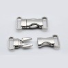 HEALLILY 2pcs Metal Side Release Buckles Adjustable Quick Release Clips