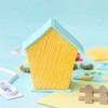 Gingerbread House Cookie Cutter Set, 3D Plastic Mini Christmas House
