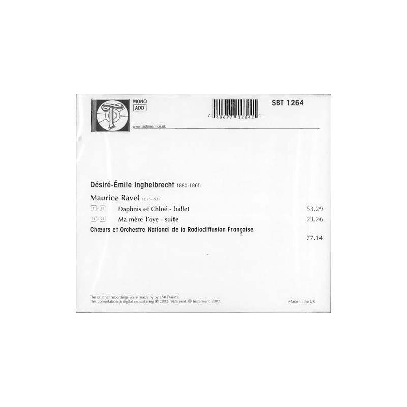 Daphnis Et Chloe - Ballet, Ma Mere L'oye (Enghelbrecht)