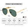 SUNBSR Oversized Aviator Sunglasses for Women Men 70s Trendy Sardine