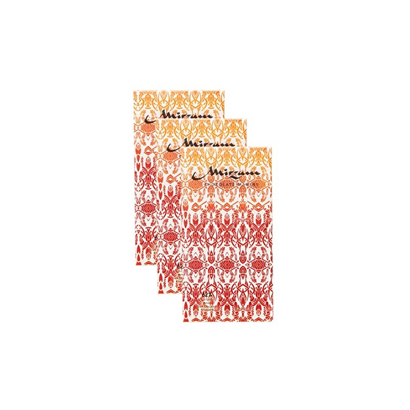 Mirzam Kabeesa, Dark Chocolate w/Dates & Spiced Biscuits 62% 3-PACK