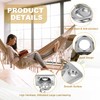 sourcing map Rope Stanchion Wall Plate Hook, 2 Pack Large