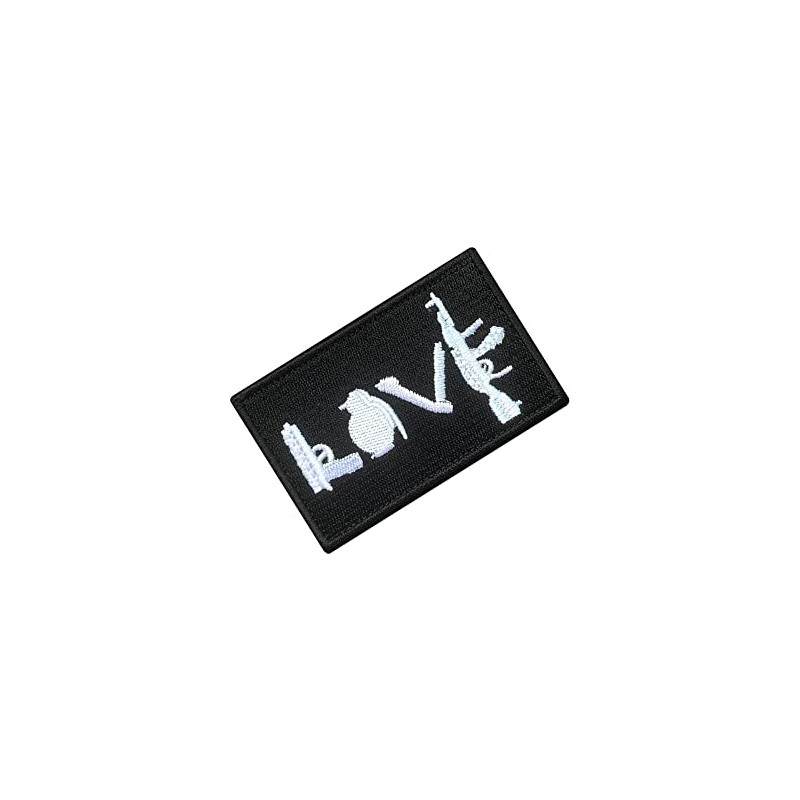 Love Funny Patch Hook and Loop Tactical Morale - Parche