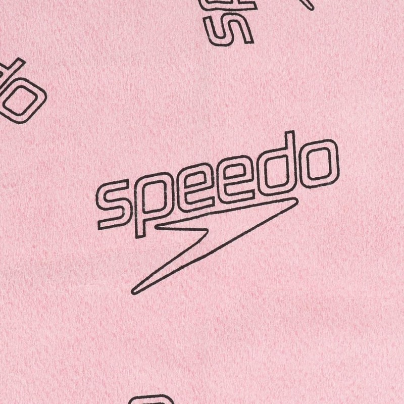 Speedo SE62151 Stacked Micro Chamois Towel, Medium, Pink